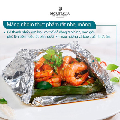 Màng nhôm (giấy bạc) Laspalm chính hãng bảo quản thực phẩm MNTP00003179