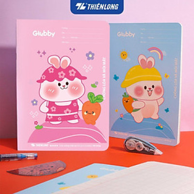 Combo 5 Tập học sinh 48 trang 5 ô ly vuông 2.5mm chấm kẻ 2/3 100gsm NB-116 Thiên Long - Mẫu ngẫu nhiên