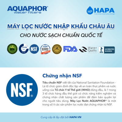 Lõi Lọc Tổng Đầu Nguồn AQUAPHOR Thay Cho Máy Lọc Nước AQUAPHOR VIKING - Hàng Chính Hãng