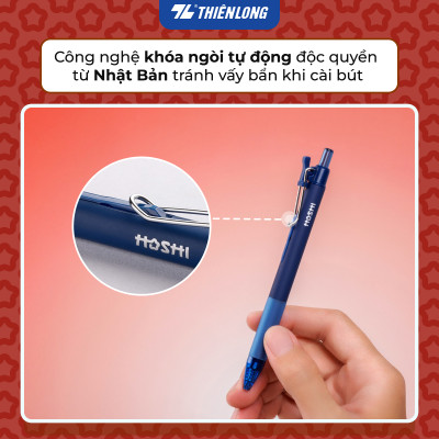 Combo 20 Bút gel Hoshi Thiên Long GEL-047/HS - Công nghệ Nhật Bản