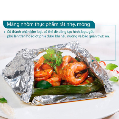 Màng Nhôm TP 45cmx1.5kg (15mic & 18mic) Annapurna - MNTP00004916