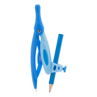 Bộ Dụng Cụ Eke Hộp Nhựa Chì Gỗ Deli G30204 (8 món) - Giao Màu Ngẫu Nhiên