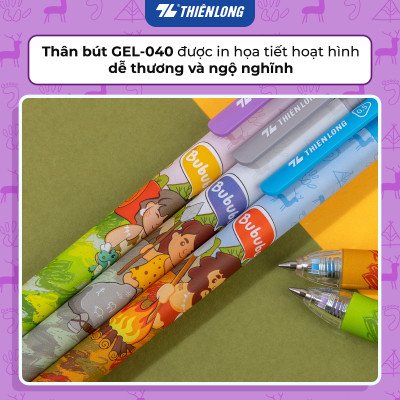 Combo 5/10/20 Bút gel Quick Dry Thiên Long GEL-040