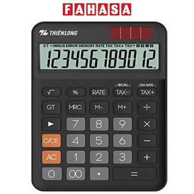 Máy Tính Văn Phòng Flexio - Thiên Long CAL-010 - Màu Đen