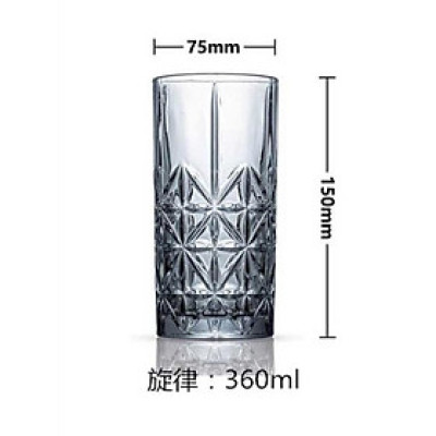 Bộ Cốc Thuỷ Tinh Cao Cấp (1 Bộ 6 Chiếc) , Hoạ Tiết Đa Dạng Phong Phú, Đẳng Cấp Chịu Nhiệt