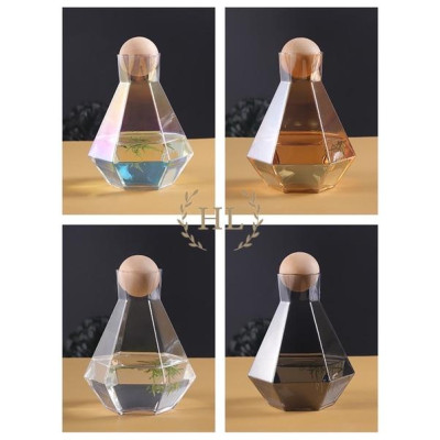 CỐC THỦY TINH LỤC GIÁC | 6 LY TT CHỊU NHIỆT BOROSILICATE CAO CẤP | CỐC LỤC NĂNG TRONG SUỐT