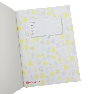Tập Class Minions Line - 4 Ô Ly - 200 Trang 80gsm - Hồng Hà 0450 (Mẫu Bìa Giao Ngẫu Nhiên)