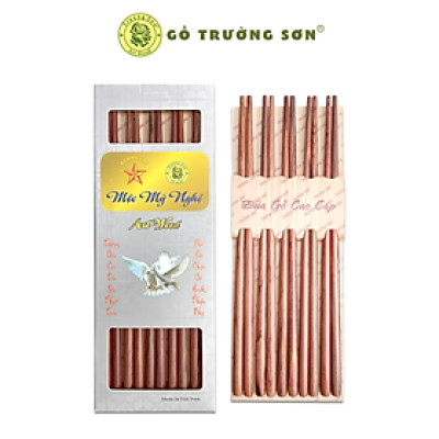 Đũa Gỗ Cao Cấp- Đũa Gỗ Cẩm Lai Tiện Đầu Tròn - Đồ Dùng Nhà Bếp Thủ Công Mỹ Nghệ