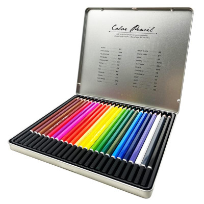 Hộp 24 Bút Chì Màu Gốc Dầu Cao Cấp - Morning Glory 33401-74603