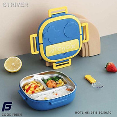 Khay đựng thức ăn giữ nhiệt làm từ thép không gỉ 304 FG Good Finish,họa tiết đẹp