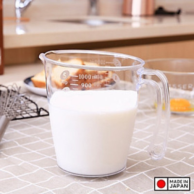 Ca đong đa năng có vạch chia dung tích 1000ml - Nội địa Nhật Bản