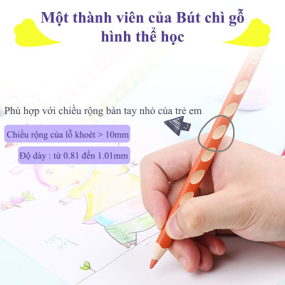 Bộ 12 cây bút chì màu STABILO EASYcolors, tay phải (CLE33R/12) - Xanh dương (405)