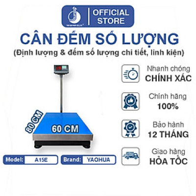 Cân Đếm Số Lượng A15E - Mặt Bàn Cân 600X800MM