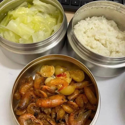 Hộp cơm giữ nhiệt 4 ngăn inox 304 chuẩn Đức LBT856, dung tích 2.2L kèm đũa