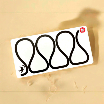 Thẻ Kích Thích Thị Giác Theo Phương Pháp Montessori - Theo Tớ Nào! - Dành cho trẻ 0-3 tuổi