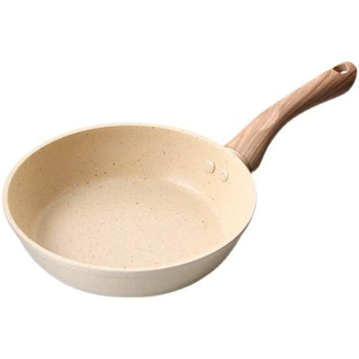 Chảo Chống Dính Bếp Từ Vân Đá Kiểu Nhật 20-30cm, Đáy Từ Ceramic Cán Gỗ [Hàng Loại Một] - HÀNG CHÍNH HÃNG MINIIN