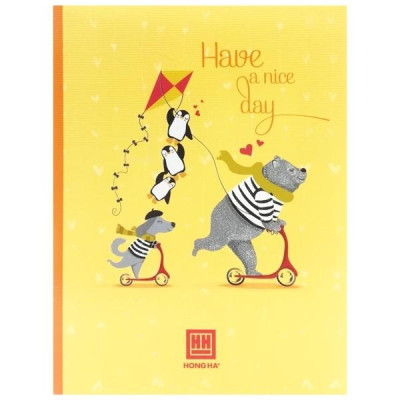 Combo 5 Vở Class Dreaming Bear - 4 Ly Ngang 96 Trang ĐL 70g/m2 - Hồng Hà (Mẫu Màu Giao Ngẫu Nhiên)