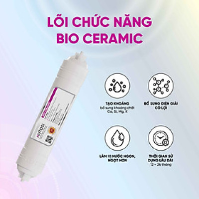 Lõi lọc nước chức năng - Hàng chính hãng Mutosi Số 6/7 - Lõi đúc nối nhanh - BIO CERAMIC - Lõi bù khoáng, điện giải
