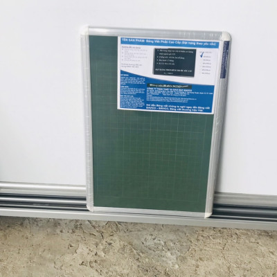 Bảng viết phấn cao cấp màu xanh-kẻ 4 ô ly tập cho học sinh tiểu học nhiều kích thước