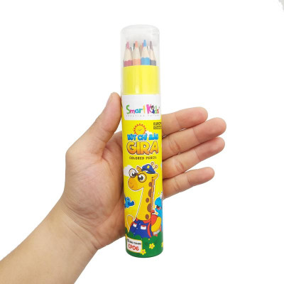 Hộp 12 Bút Chì Màu Kèm Chuốt Chì Gira - Smart Kids CP06