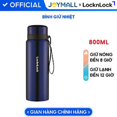 Bình Giữ Nhiệt Bằng Thép Không Gỉ Lock&Lock Vacuum Bottle LHC6180SLV (800ML)