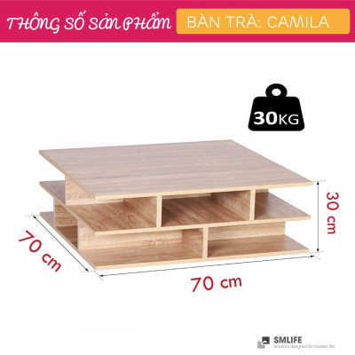 Bàn sofa phòng khách nhỏ gọn SMLIFE Camila