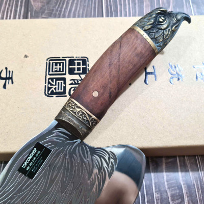 DAO BẾP - DAO THÁI CẮT HOA VĂN KHÂU ĐỒNG MÃ  A7 DT159 NT topcomshop vn