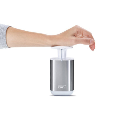 Bình đựng nước rửa tay cao cấp Joseph Joseph 001969 - Presto Steel Hygienic Soap Dispenser