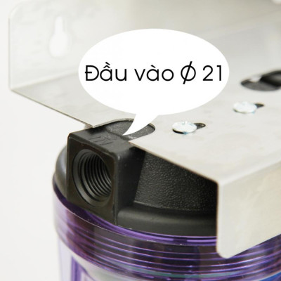 Bộ lọc nước thô đầu nguồn 2 cấp lọc 10inch Yamato YMTH10-2TX