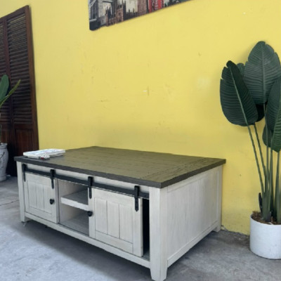 Bàn trà sofa 2 cửa lùa sang trọng Juno Sofa KT Ngang 127 x Sâu 76 x Cao 48cm 