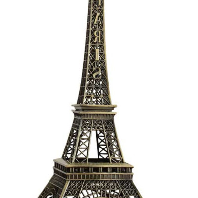 Mô hình tháp Eiffel cao 32 cm (màu vàng rêu)