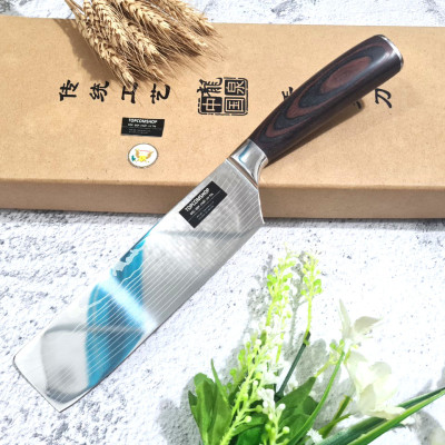 DAO - DAO BẾP NHẬT BẢN USUBA THÉP DAMASCUS MÃ DT125 nt topcomshop vn