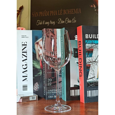 Ly rượu vang pha lê Tiệp Khắc vát miệng 500 ml ( Cực sang )