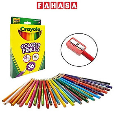 Bộ 36 Bút Chì Màu - Colored Pencil - Phiên Bản Mới - Crayola 682123