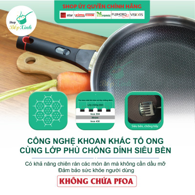 Bộ nồi xửng hấp T&K Kimscook hàn Quốc Blackcube 24CM,  3 lớp đúc liền inox 304 , siêu bền cào không xước
