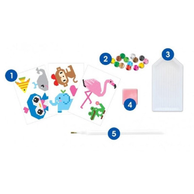 Khuôn xếp hình và dụng cụ nhập khẩu Hàn Quốc AMOS Gem Mosaic