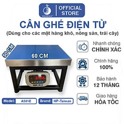 Cân Ghế Điện Tử A501E - Mặt Bàn Cân 500X600MM