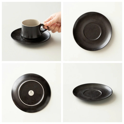 Ly đĩa sứ ORIGAMI Flare Coffee Cup Saucer 200ml