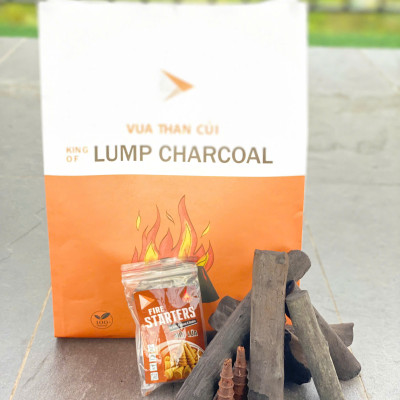 Vua than củi túi 1kg