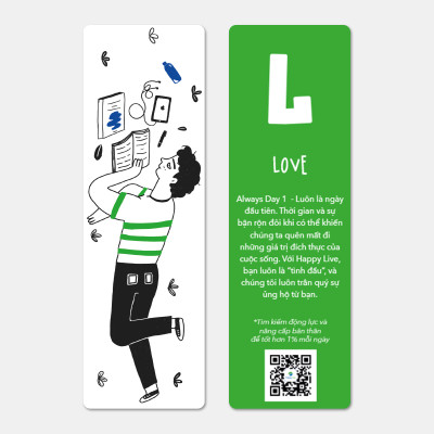 BỘ BOOKMARK 1% TINH HOA - Happy Live