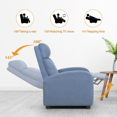 Ghế thư giãn ngã cơ spa nail Tundo RECLININGCT