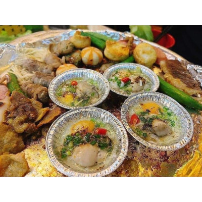 Combo 250 chén đế cốc chén giấy bạc lót khuôn nướng bánh , hàu Tart trứng , bát đựng gia vị , nước chấm tiện lợi , khả năng chịu nhiệt cao