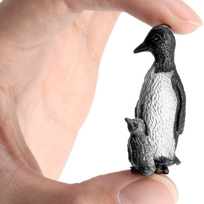 Set 8 đồ chơi mô hình chim cánh cụt mini trang trí tiểu cảnh