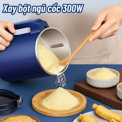 Máy Xay Hạt Khô Mẫu Mới 300W – Nghiền Mịn Ngũ Cốc, Hàng Loại 1 Siêu Khỏe Hàng Chuẩn Loại 1 Cho Gia Đình