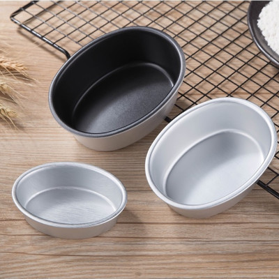 Khuôn nướng bánh kiểu dáng Oval nhôm đúc