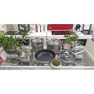 Bộ nồi chảo inox Balay 7 món