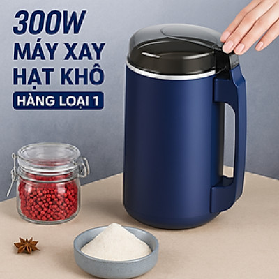Máy Xay Hạt Khô Mẫu Mới 300W – Nghiền Mịn Ngũ Cốc, Hàng Loại 1 Siêu Khỏe Hàng Chuẩn Loại 1 Cho Gia Đình