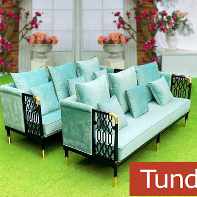 Bộ sofa Tundo khung đồng nệm cao cấp 