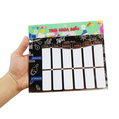 Sticker Thời Khoá Biểu Cấp 3 - Thay Đổi Môn Học A5 - Teenage TKB-12