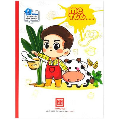 Combo 5 Vở Class Me Too - 5 Ô Ly 96 Trang 100gsm - Hồng Hà 0303 (Mẫu Màu Giao Ngẫu Nhiên)